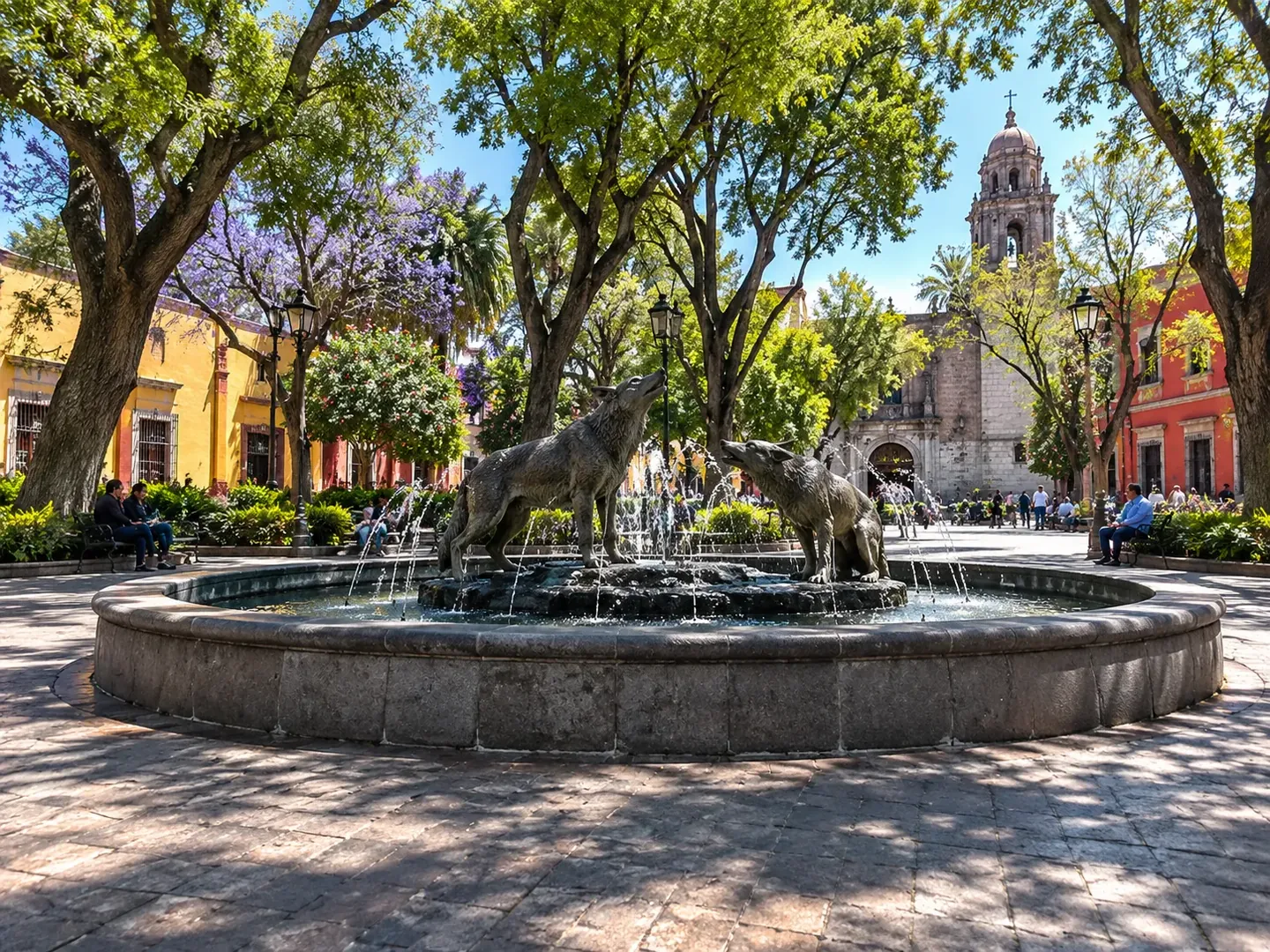 Jardín Centenario y Plaza Hidalgo